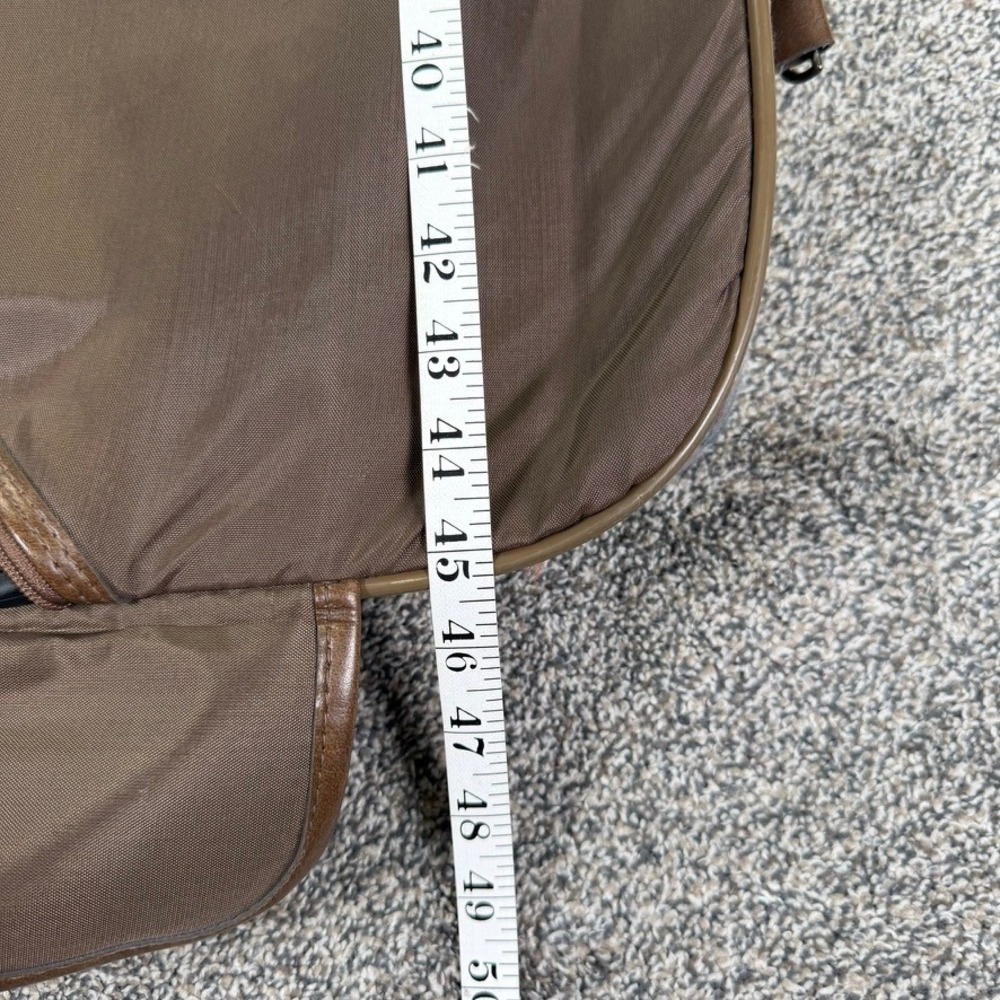 Givenchy Vintage Garment Bag Tropical Floral Tapestry Travel Suit‎ Carrier Brown - Picture 8 of 16